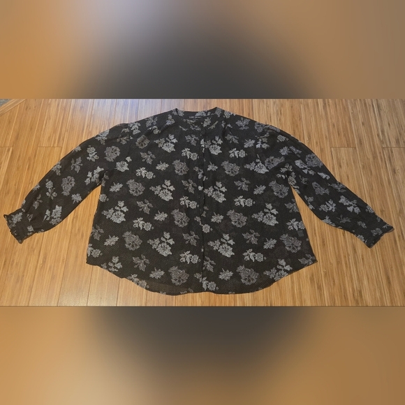 NWOT Lane Bryant Floral Blouse - Picture 1 of 10